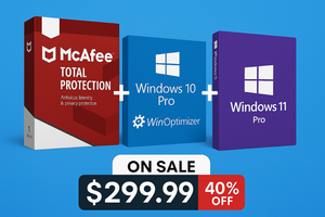 Windows 10 Pro 2025 OEM (Latest Version) Bundle Software instant Download PC booster / Mcafee 3 Year protection