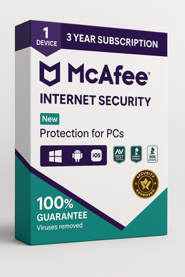 Mcafee 3 Year Subscription Digital Delivery