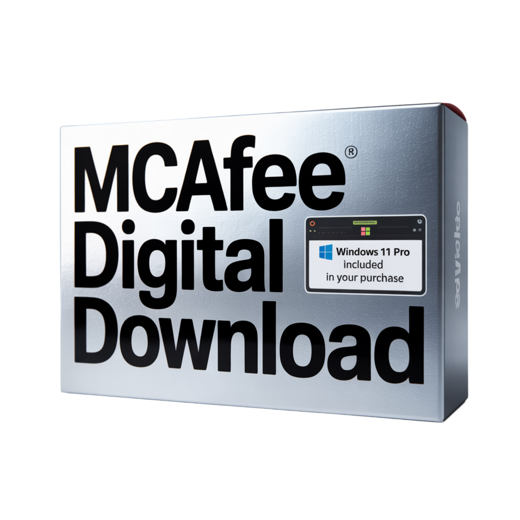 Mcafee & Windows 10 Pro bundle (OEM) Digital Download Instant Key (Optimizer Pro)