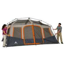 Oz TrailK Pro 10-Person Instant Cabin Tent – 2-Room Family Camping Tent with Rainfly Color May vary (LAST ONE)
