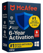 Mcafee Extreme 6 year Activation 2025 OEM (Digital Download)