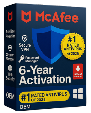 Mcafee Extreme 6 year Activation 2025 OEM (Digital Download)