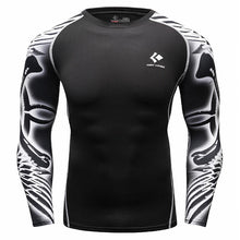 12 Styles Mens Fitness Jogging Skins Tights T-shirt Casual Elastic Quick Drying Long-Sleevet-shirts