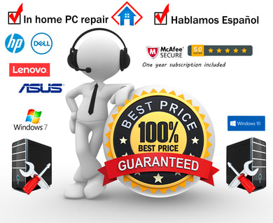 In Home PC repair & Training